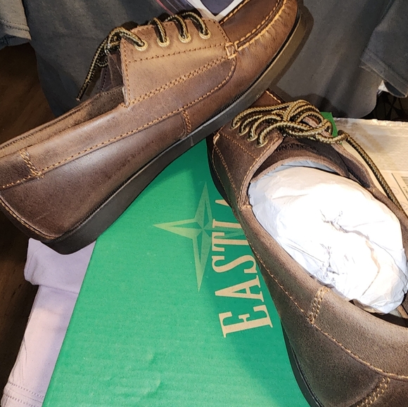 NWT,Eastland Falmouth Loafers, Bomber Brown size 8.5 - Picture 6 of 8